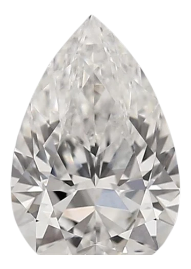 1.11 Carat D VVS2 Pear Lab Diamond For Sale