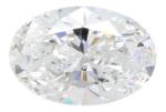 1.01 Carat E VVS2 Oval Lab Diamond Hot on Sale