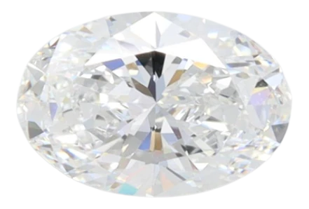 1.01 Carat E VVS2 Oval Lab Diamond Hot on Sale