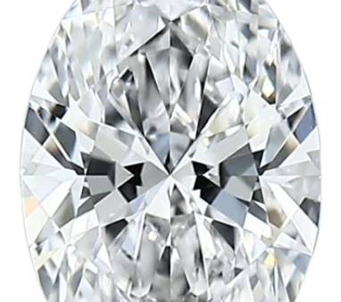 1.32 Carat E VVS2 Oval Lab Diamond on Sale