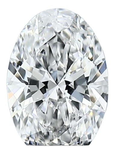 1.32 Carat E VVS2 Oval Lab Diamond on Sale