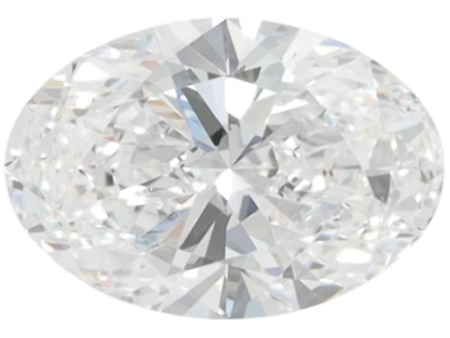 1.25 Carat D VVS2 Oval Lab Diamond Online Sale