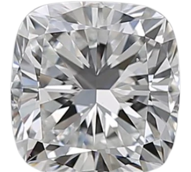 1.01 Carat E VS2 Cushion Natural Diamond For Sale