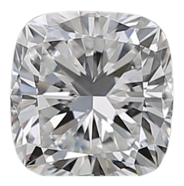 1.01 Carat E VS2 Cushion Natural Diamond For Sale