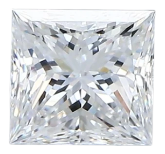 1.04 Carat D VS2 Princess Natural Diamond Cheap