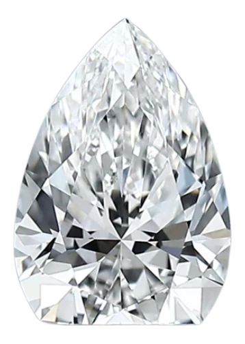 1.23 Carat E VS1 Pear Lab Diamond Cheap