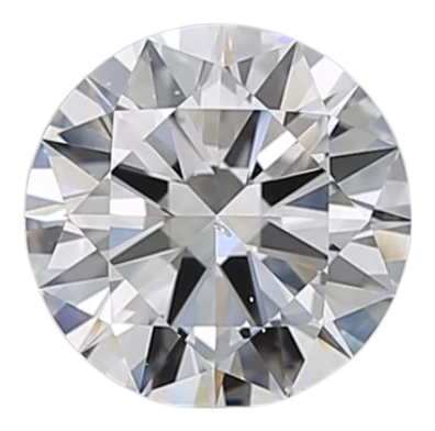 0.96 Carat D SI1 Round Natural Diamond For Cheap