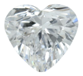 1.03 Carat E VVS2 Heart Lab Diamond For Sale