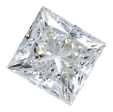 1.32 Carat H VS1 Princess Natural Diamond For Discount