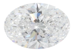 1.35 Carat D VVS1 Oval Lab Diamond For Sale