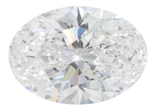 1.35 Carat D VVS1 Oval Lab Diamond For Sale