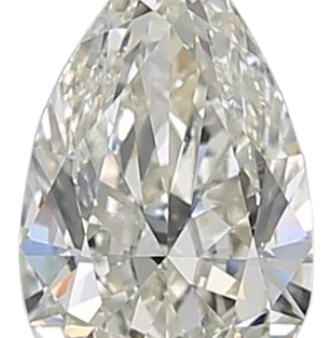 0.77 Carat J VS2 Pear Natural Diamond For Sale