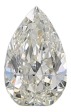 0.77 Carat J VS2 Pear Natural Diamond For Sale