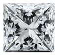 1.28 Carat E VVS2 Princess Lab Diamond Discount