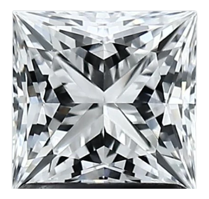 1.28 Carat E VVS2 Princess Lab Diamond Discount