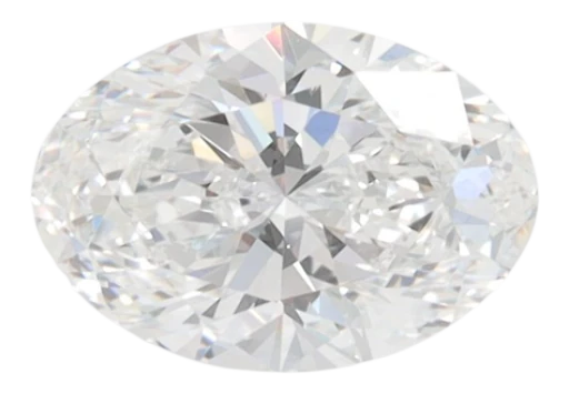 1.34 Carat E VVS2 Oval Lab Diamond Online Hot Sale