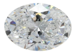 1.08 Carat E VS1 Oval Lab Diamond For Cheap