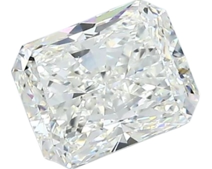 1.01 Carat J VVS2 Radiant Natural Diamond on Sale