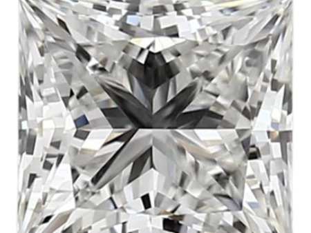 1.16 Carat F VVS1 Princess Lab Diamond on Sale