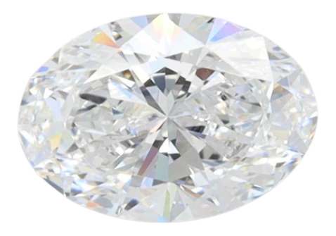 1.06 Carat E VVS2 Oval Lab Diamond Online Sale