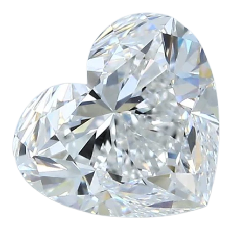 3.03 Carat E VVS1 Heart Natural Diamond Cheap