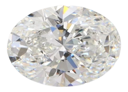 1.44 Carat E VVS2 Oval Lab Diamond Cheap