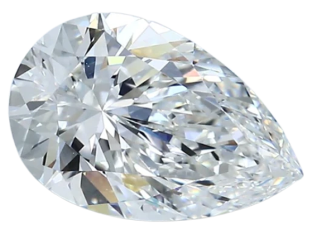 2.01 Carat F VS1 Pear Natural Diamond Hot on Sale