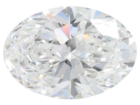 1.23 Carat D VVS2 Oval Lab Diamond For Cheap