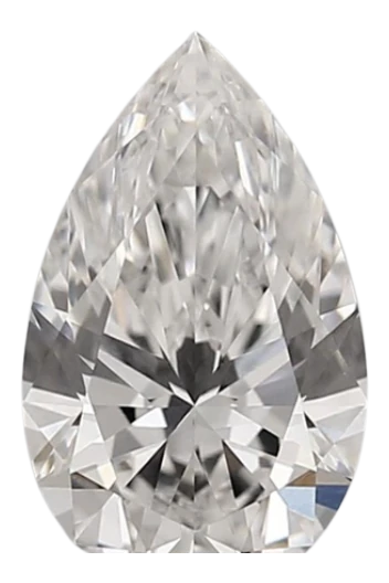 1.37 Carat E VVS1 Pear Lab Diamond For Cheap