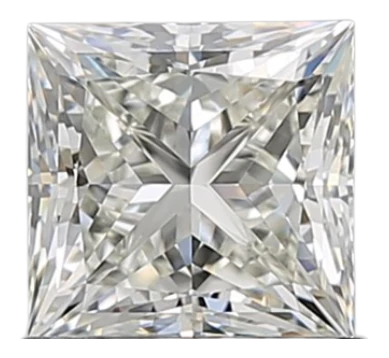 1.01 Carat J VVS2 Princess Natural Diamond Cheap