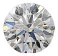 0.73 Carat G VVS2 Round Natural Diamond on Sale