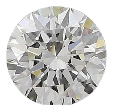 0.74 Carat E SI1 Round Natural Diamond on Sale