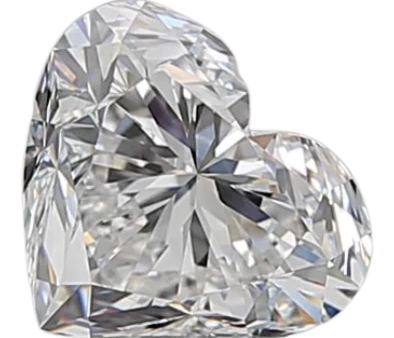 0.9 Carat E VS1 Heart Natural Diamond on Sale