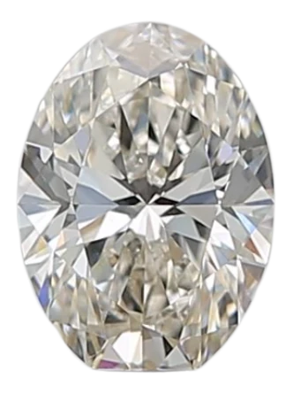 0.91 Carat J VS2 Oval Natural Diamond Online Hot Sale