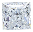 1.02 Carat F VVS2 Princess Natural Diamond For Cheap