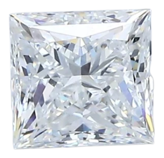 1.02 Carat F VVS2 Princess Natural Diamond For Cheap