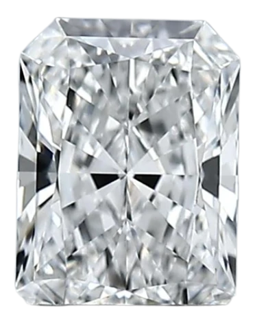 1.05 Carat E VVS2 Radiant Lab Diamond For Sale