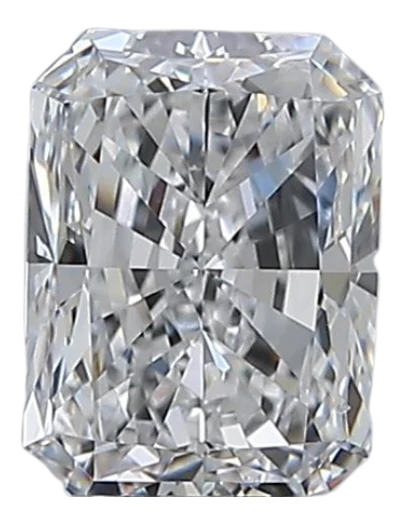 1.2 Carat D VS1 Radiant Natural Diamond For Sale