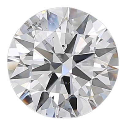 1.2 Carat D SI2 Round Natural Diamond on Sale