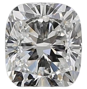 0.72 Carat F VVS1 Cushion Natural Diamond Discount