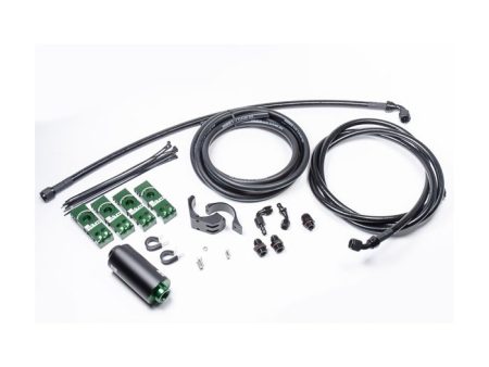 Radium Engineering Fuel Hanger Plumbing Kit Toyota MK4 Supra Microglass or Stainless Filter Hot on Sale