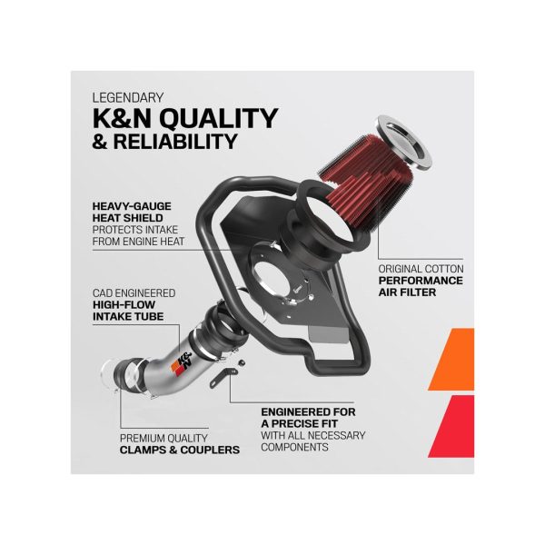 K&N Cold Air Intake Hyundai Sonata 2.0L (2011-2014) [Typhoon Kit] 69-5309TS For Cheap