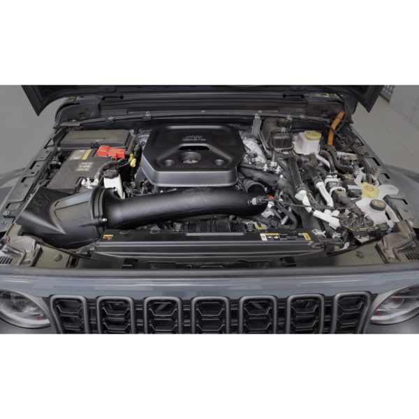 K&N Cold Air Intake Jeep Wrangler 4XE 2.0L Hybrid (2024) [Air Charger Kit] 63-1597 Online Hot Sale