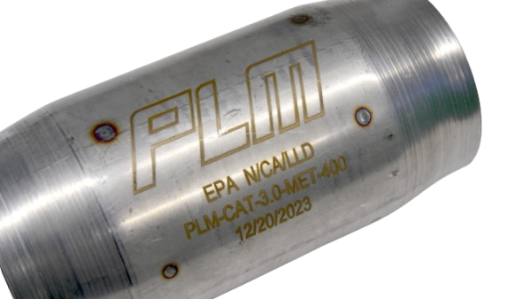 PLM EPA Compliant High Flow Catalytic Converter (400 Cell) 2.5  or 3  Performance Metallic Online