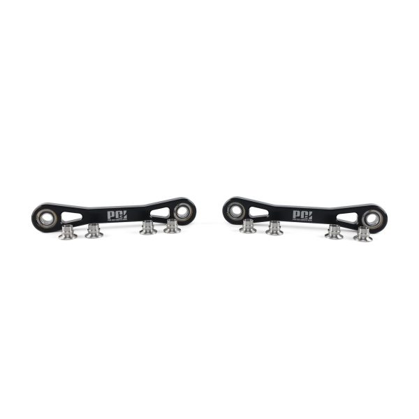 PCI Racing Rear Spherical Toe Links Honda Civic EF  CRX (1988-1991) Black - Pair Hot on Sale