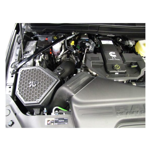 K&N Cold Air Intake Dodge Ram 2500 3500 6.7L Diesel (2019-2021) [Air Charger Kit] Closed or Open Type Fashion