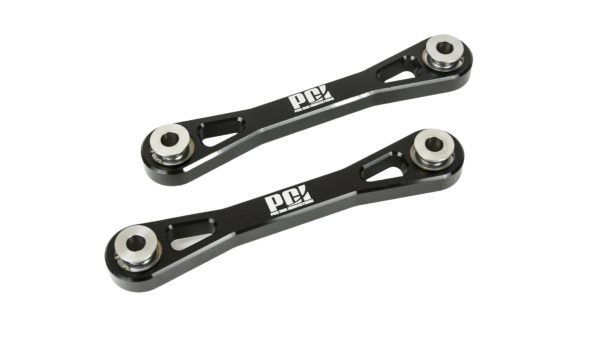 PCI Racing Rear Spherical Toe Links Honda Civic EF  CRX (1988-1991) Black - Pair Hot on Sale